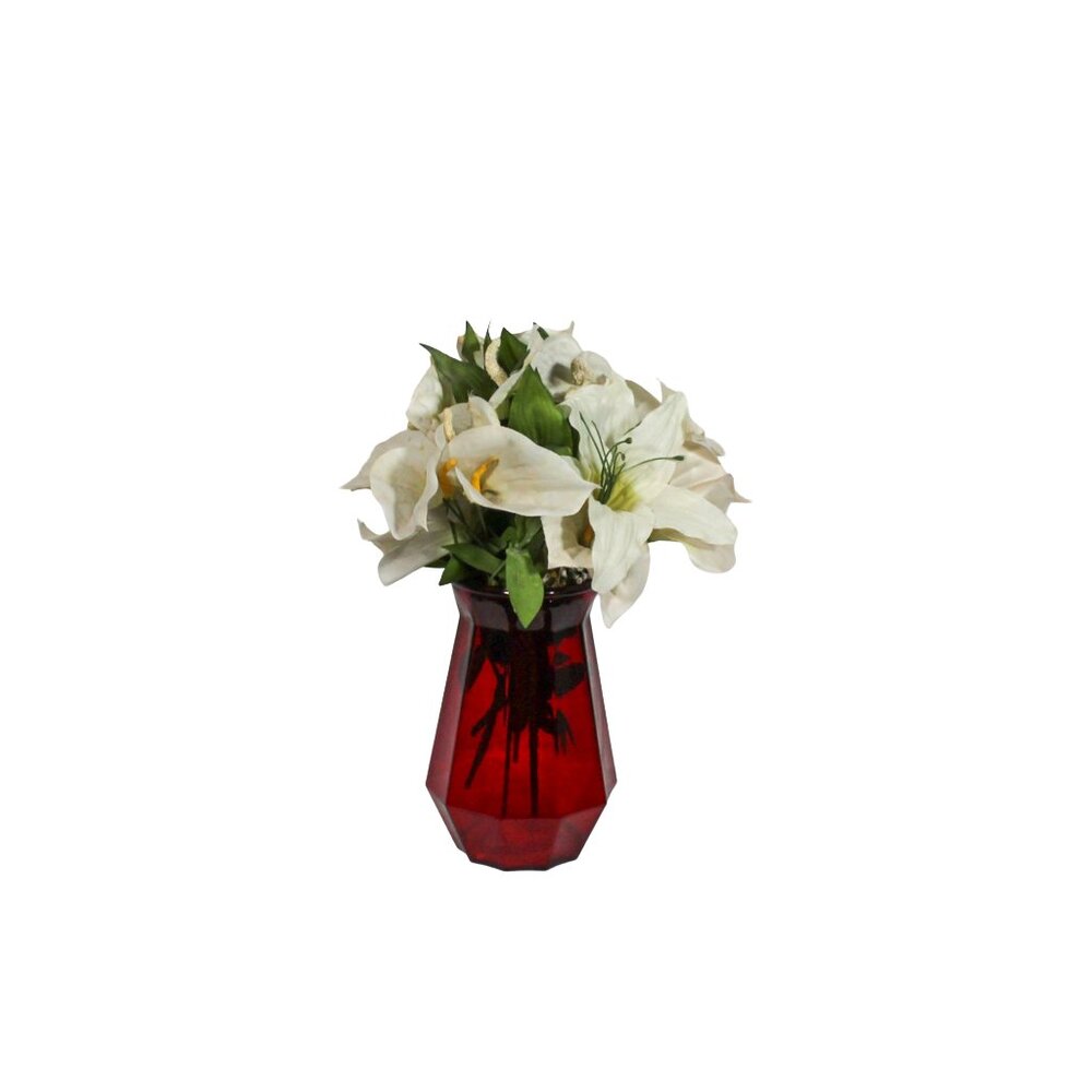 Vintage Y2K Faux Calla Lily Flower Bundle 6 Bunches Artificial Lilies
